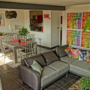 Le Patchwork-loft Calme Et Cozy+parking Privé Apartamento